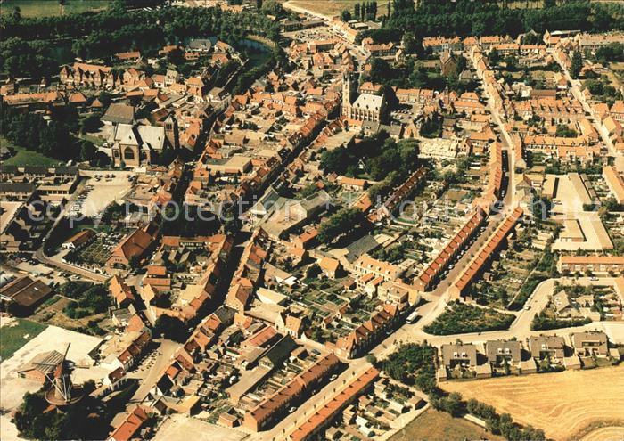 Sluis Zeeland Fliegeraufnahme