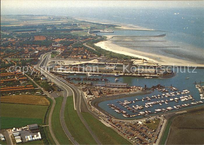 Breskens Sluis Fliegeraufnahme