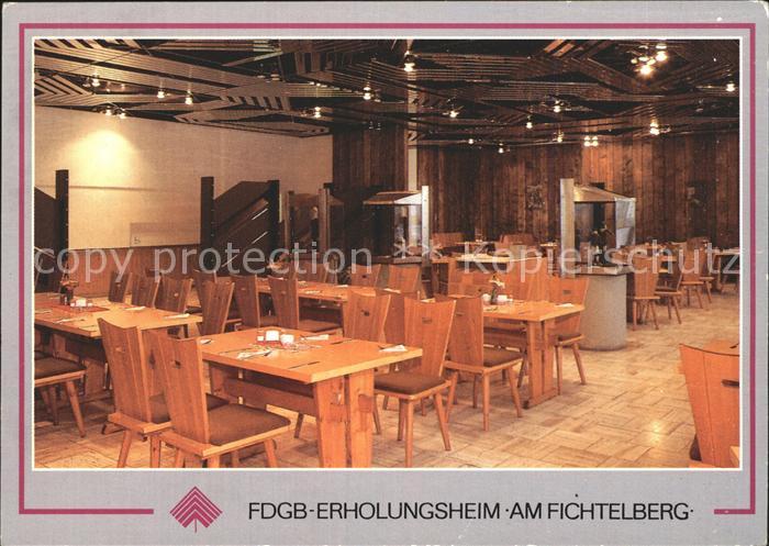 Oberwiesenthal Erzgebirge FDGB Erholungsheim am Fichtelberg Restaurant Zechengru