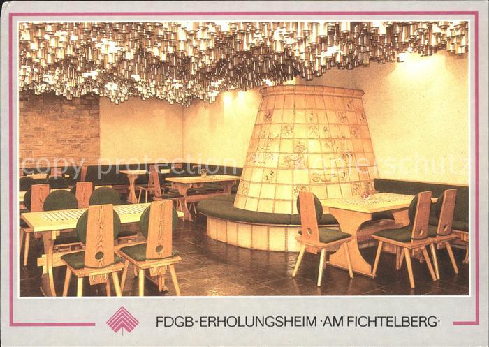 Oberwiesenthal Erzgebirge FDGB Erholungsheim am Fichtelberg Knappenstube