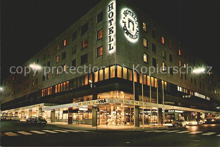 Joenkoeping Hotel Portalen bei Nacht