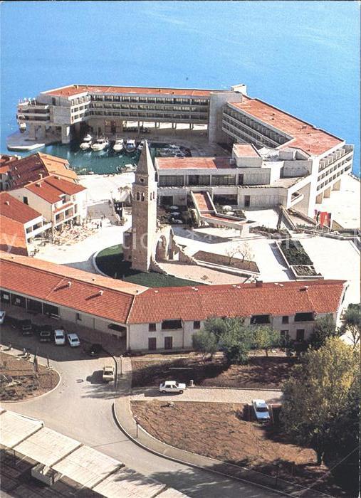 Portorose Istrien Hotelsko Naselje Barnardin Fliegeraufnahme