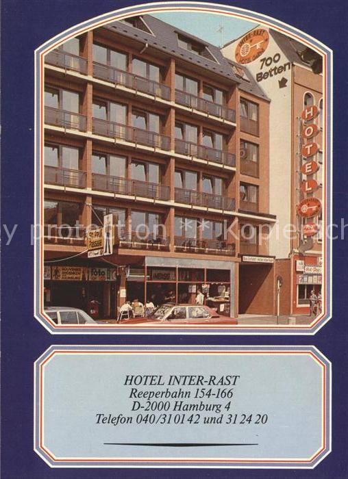 HAMBURG  CITY Hotel Inter-Rast Reeperbahn