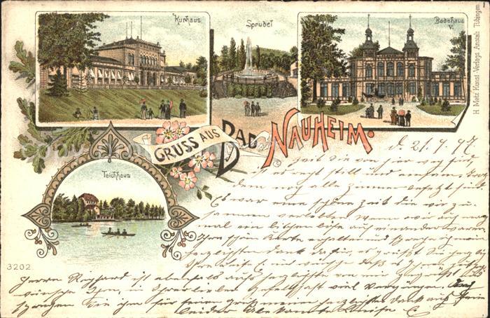 Bad Nauheim Kurhaus Sprudel Badehaus Teichhaus