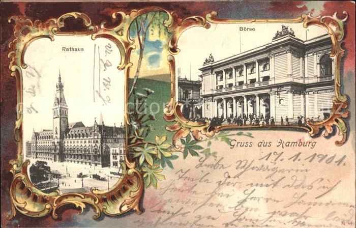 HAMBURG  CITY Rathaus Boerse