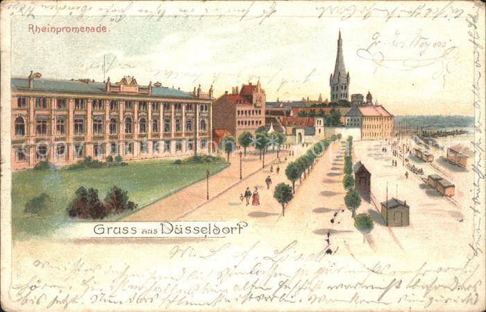 DuessELDORF  CITY Rheinpromenade