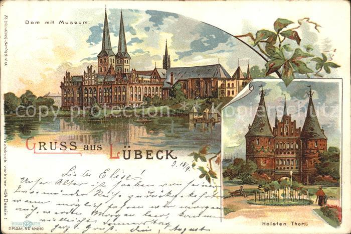 LueBECK  CITY Dom mit Museum Holsten Thor