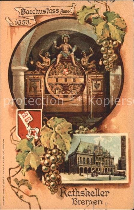 BREMEN  CITY Rathskeller Bacchusfass