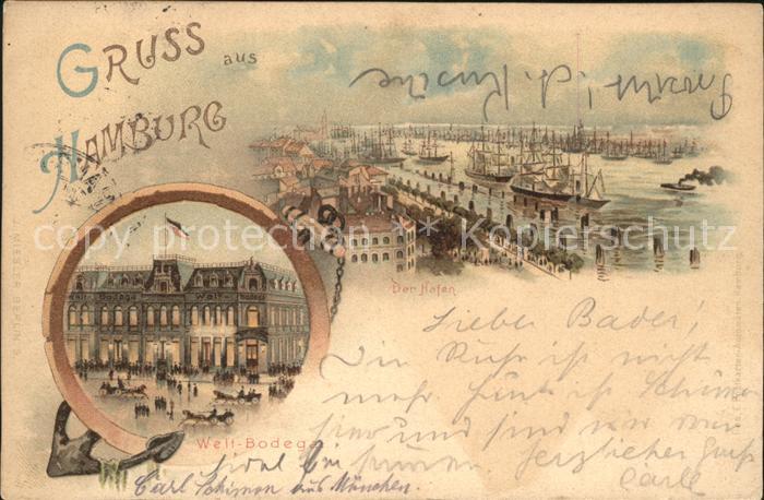 HAMBURG  CITY Hafen Welt Bodega