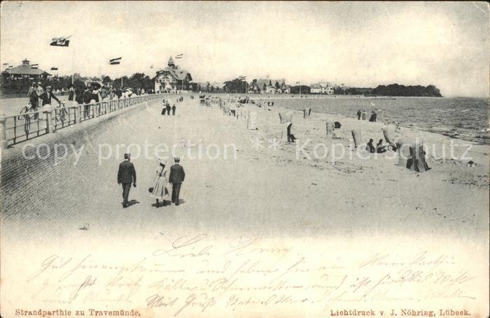 Travemuende Ostseebad Strandpartie
