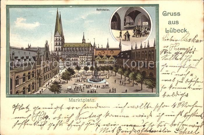 LueBECK  CITY Rathskeller Marktplatz