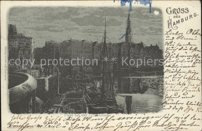 HAMBURG  CITY Fleet bei der Lollenbruecke