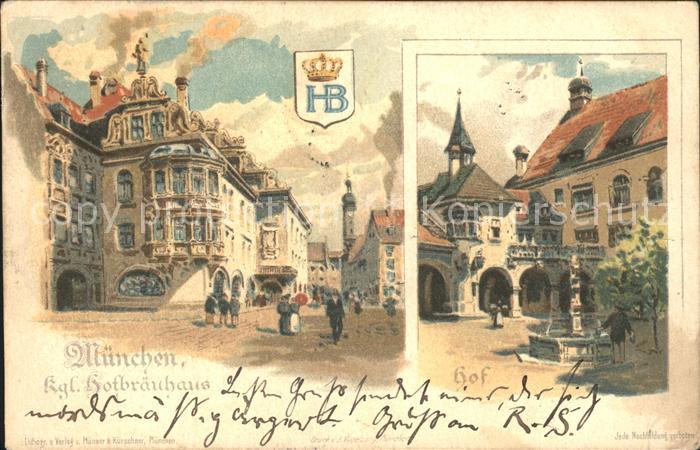 Muenchen Bayern Kgl Hofbraeuhaus Hof