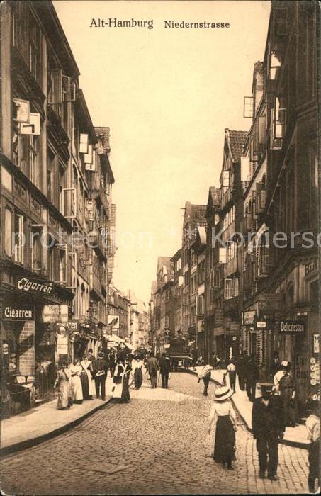 HAMBURG  CITY Altstadt Niedernstrasse