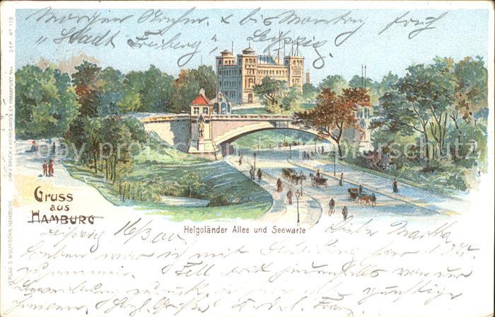HAMBURG  CITY Helgolaender Allee und Seewarte