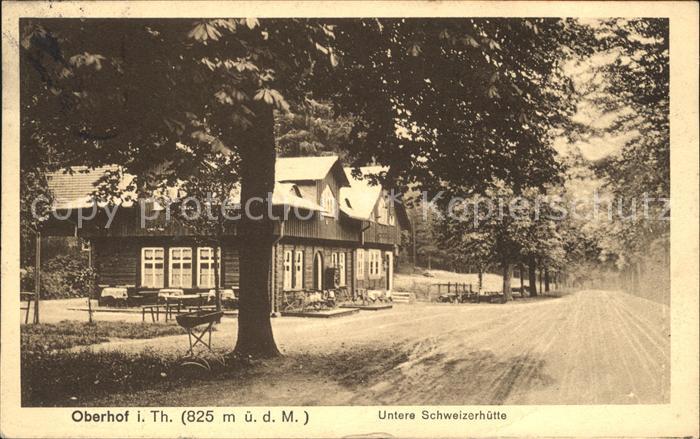 Oberhof Thueringen Untere Schweizerhuette