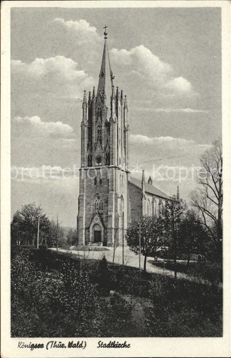 Koenigsee Thueringen Stadtkirche