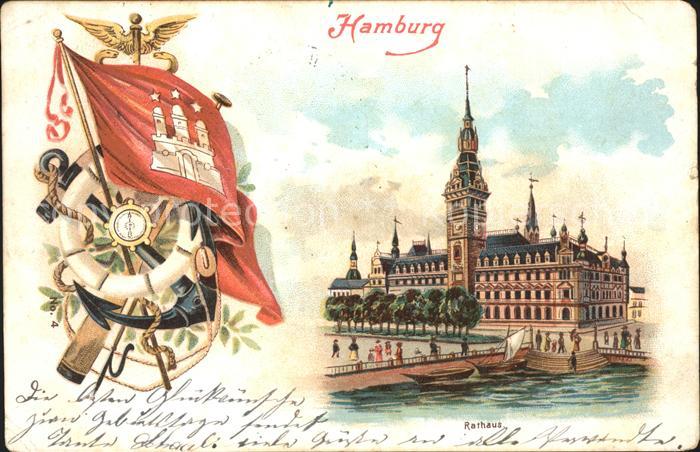 HAMBURG  CITY Rathaus Wappen