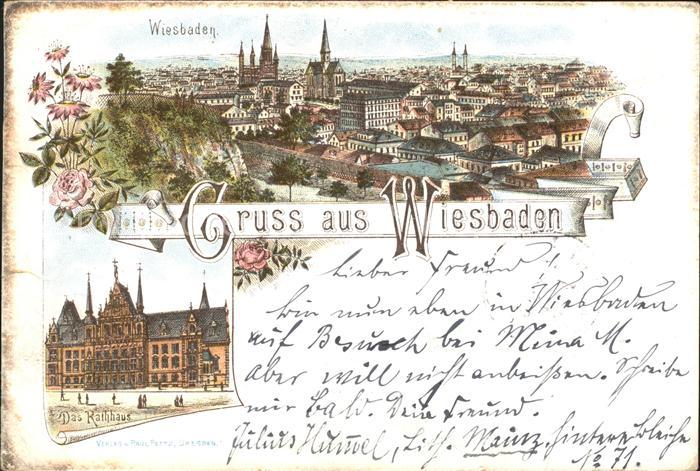 Wiesbaden Panorama Rathhaus
