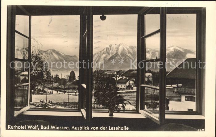 Bad Wiessee Kurhotel Wolf Blick von der Lesehalle