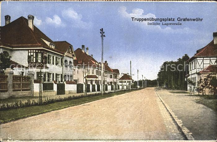 Grafenwoehr Truppenuebungsplatz Lagerstrasse