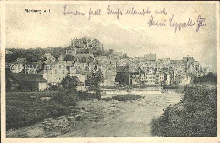 Marburg Lahn Stadtansicht Schloss