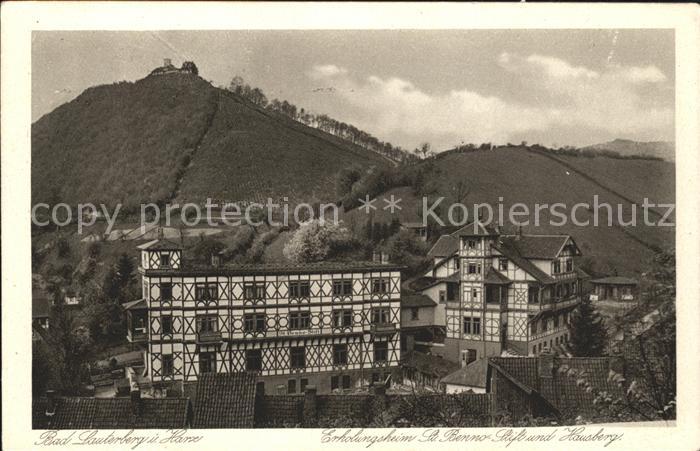 Bad Lauterberg Erholungsheim St Benno Stift und Hausberg