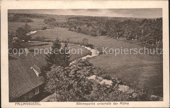 Fallingbostel Boehmepartie unterhalb der Muehle