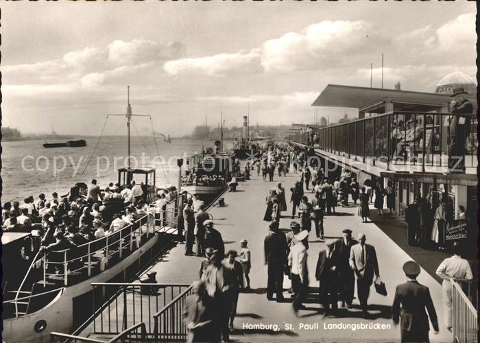 HAMBURG  CITY St Pauli Landungsbruecken