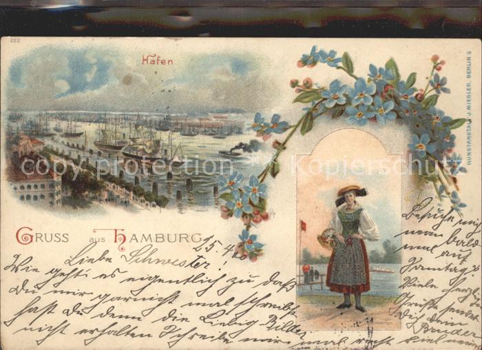 HAMBURG  CITY Hafenpartie Vierlaenderin