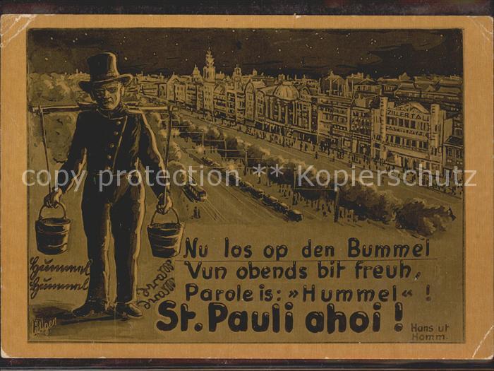 HAMBURG  CITY St Pauli Spielbudenplatz Hummel Hummel