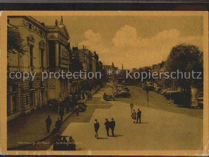 HAMBURG  CITY St Pauli Spielbudenplatz