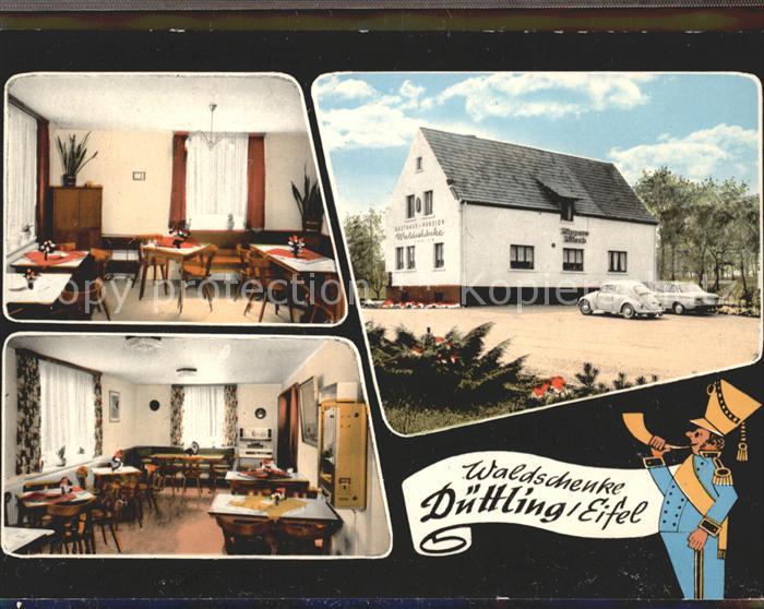 Duettling Gaststaette Pension Waldschaenke Gastraum