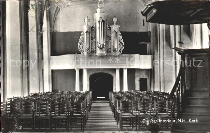Kirchenorgel Diever Interieur N.H. Kerk