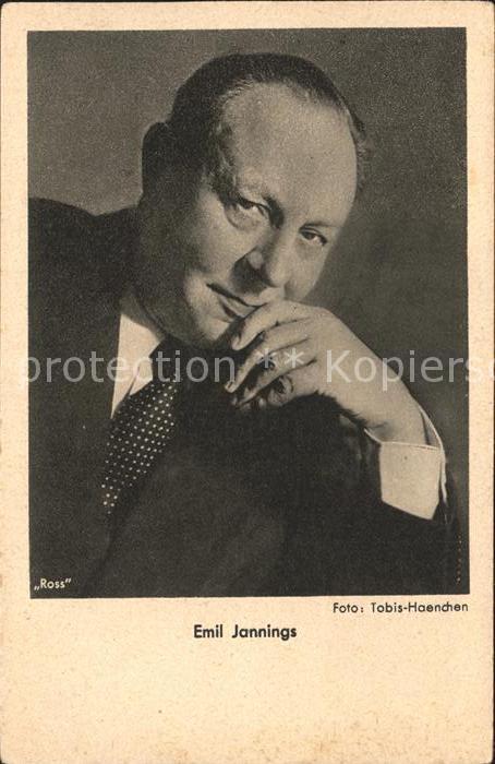 Schauspieler Emil Jannings Foto Tobis Haenchen