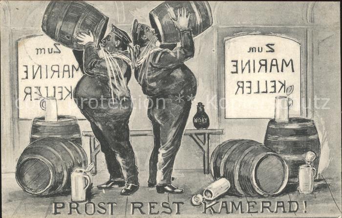 Matrosen Bier Bierkrug Bierfass Wisky