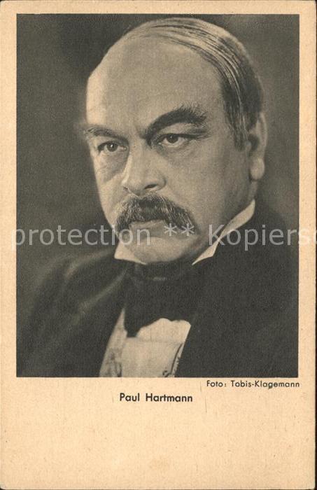 Schauspieler Paul Hartmann Foto Tobis-Klagemann