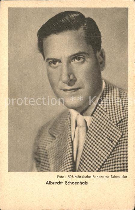 Schauspieler Albrecht Schoenhals Foto FDF/Maerkische-Panorama-Schneider