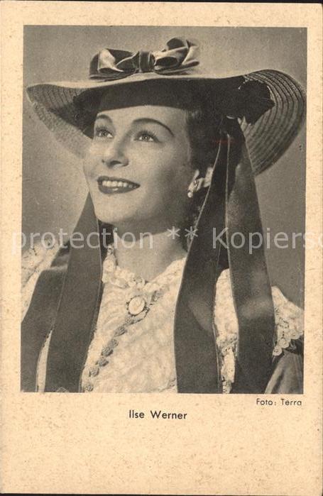 Schauspieler Ilse Werner Foto Terra