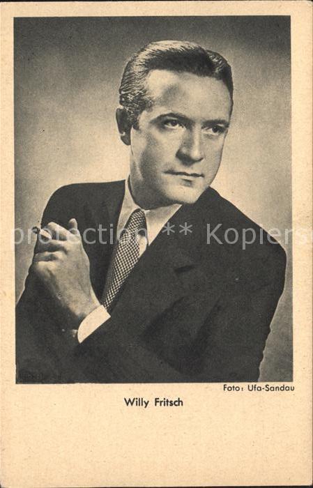 Schauspieler Willy Fritsch Foto Ufa-Sandau