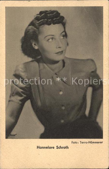 Schauspieler Hannelore Schroth Foto Terra-Haemmerer