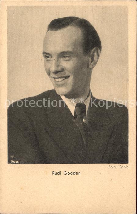 Schauspieler Rudi Godden Foto Tobis