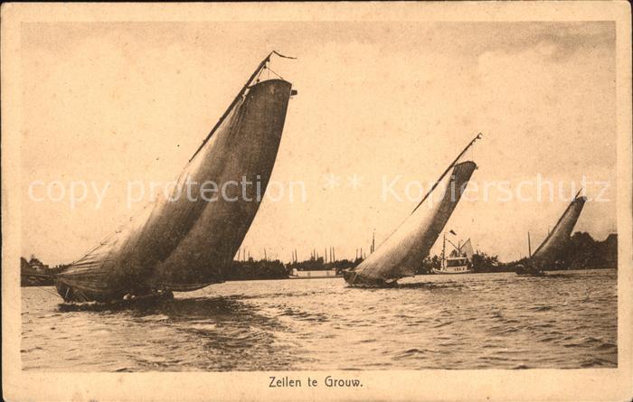 Segeln Segelboote Zeilen te Grouw