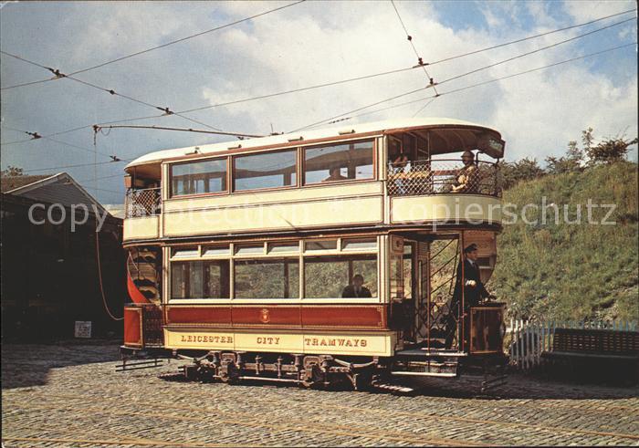 Strassenbahn Leicester National Tramway Museum Crich Matlock Derbyshire