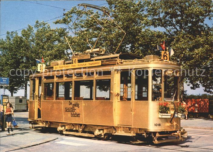 Strassenbahn Em goldige Sächsitram De goldig Schütte