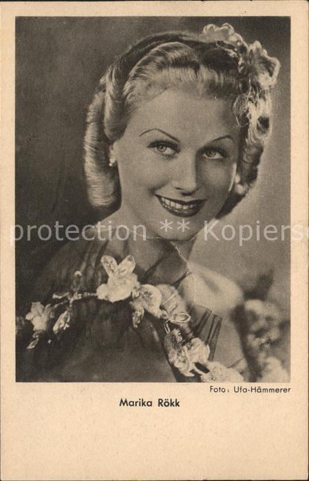 Schauspieler Marika Roekk Fpto Ufa-Haemmerer