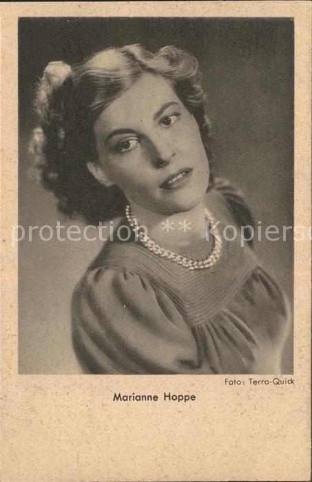 Schauspieler Marianne Hoppe Foto Terra-Quick