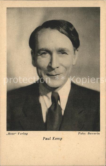 Schauspieler Paul Kemp Foto Bavaria Ross-Verlag