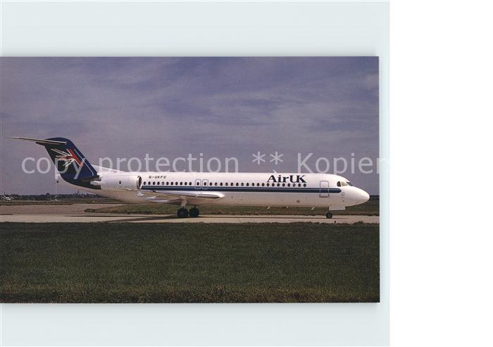 Flugzeuge Zivil Fokker F-100 c/n 11263 G-UKFC Air Uk