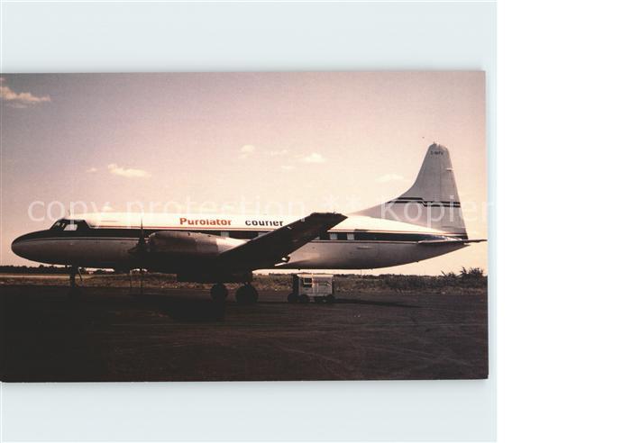 Flugzeuge Zivil Purolator Courier CV-580